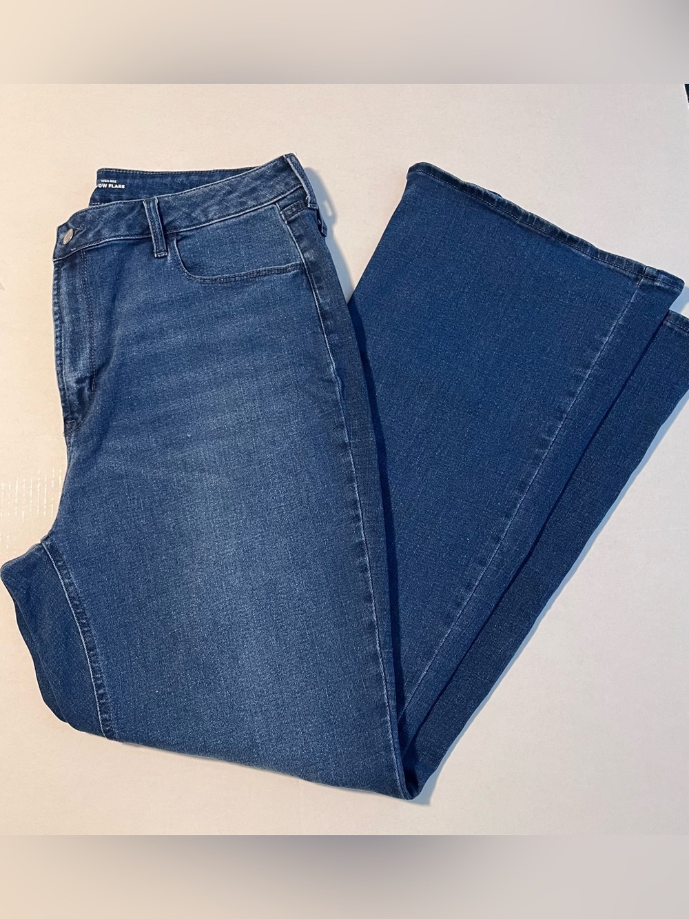 Old Navy Women's Dark Blue Flare Jeans